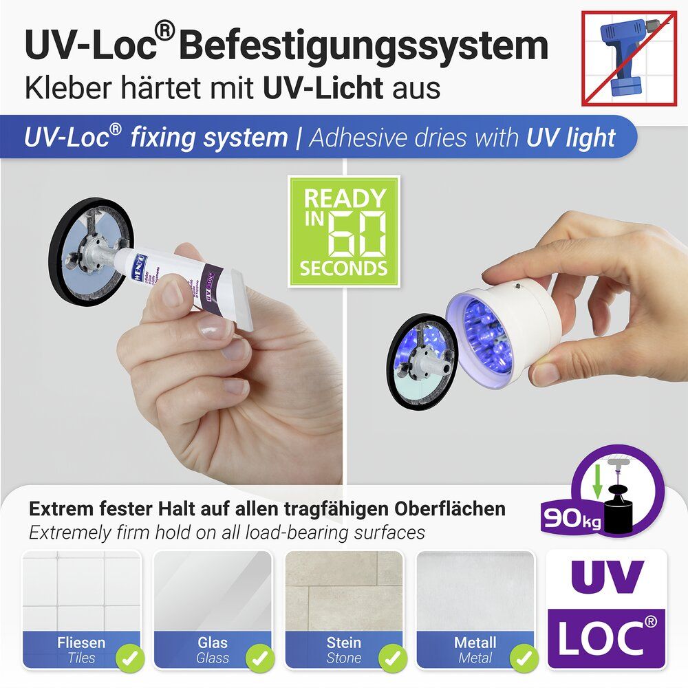 UV-Loc® Uno Isera Badetuchhalter 40 cm