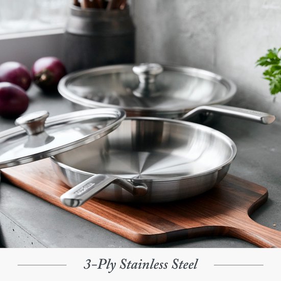 Merten & Storck Edelstahl-Kochgeschirr-Set 4-teilig