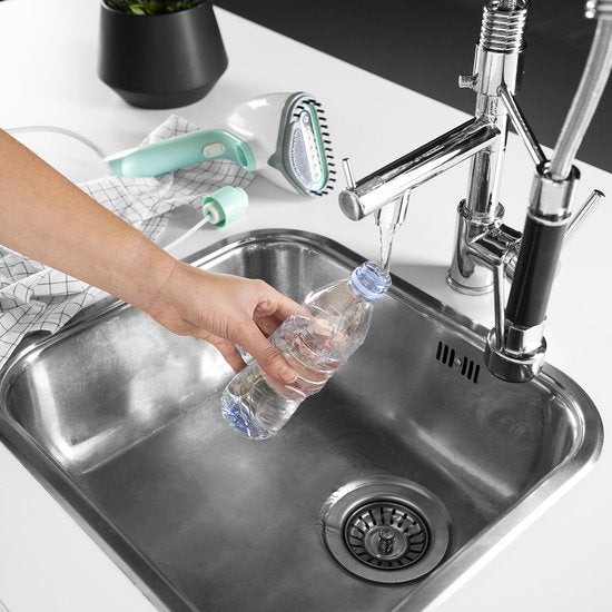 Princess 332846 Kleiderdampfer – Handdampfer – 2 Dampfstufen – Abnehmbarer Wassertank – Schnelles Aufheizen – inklusive Aufsteckbürste – 1600 W
