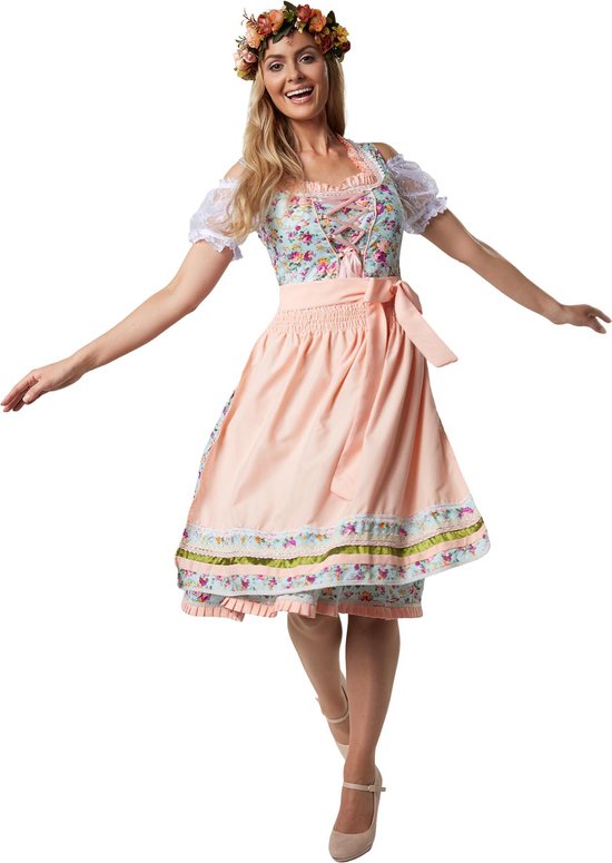 Dressforfun Faschingskostüm Midi-Dirndl Erding Modell 2 – Damen – Größe XL