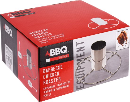 Hähnchenrost für den Grill, Edelstahl, 20 cm – Hähnchen grillen – Hähnchengrill