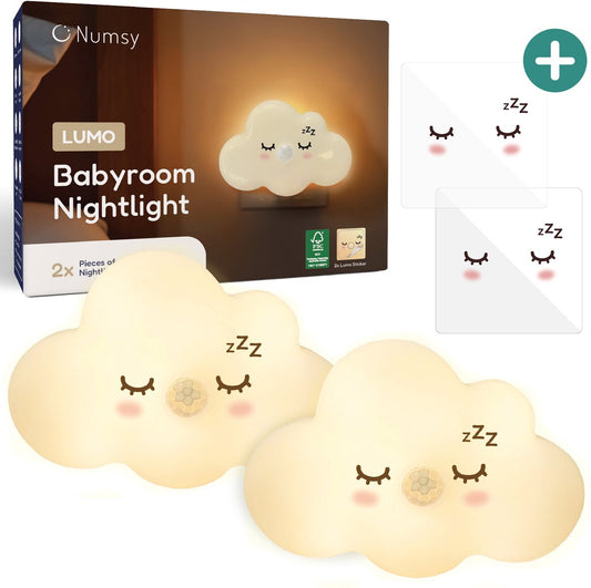 Numsy Lumo Babyzimmer-Nachtlicht - Bewegungssensor - 4 Helligkeitsstufen