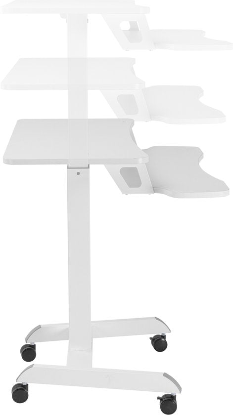 Schreibtisch Sitz-Steh-Laptoptisch - mobil - höhenverstellbar