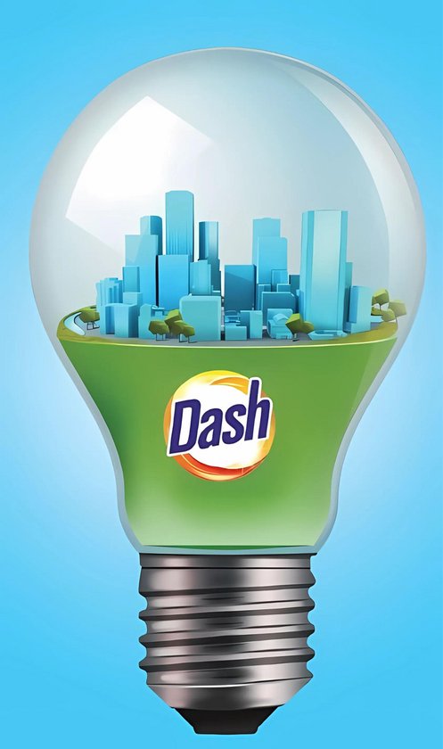 Dash 2w1 – Waschmittel – Farbschutz – 50 Waschgänge – 2,25 l
