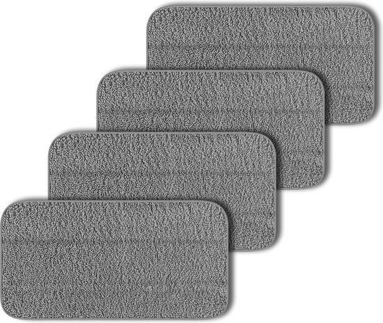 LUMAN Dampfreiniger Mikrofasertuch-Set - Geeignet für V3 - Dampftuch - Mikrofasertuch - Nachfüllpackung - 4 Stück