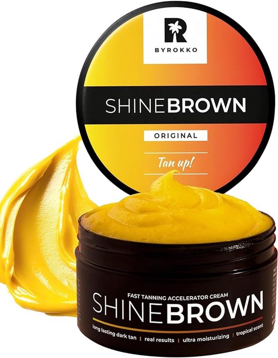 BYROKKO – Shine Brown Original – 200 ml – Solararium – Bräunungscreme