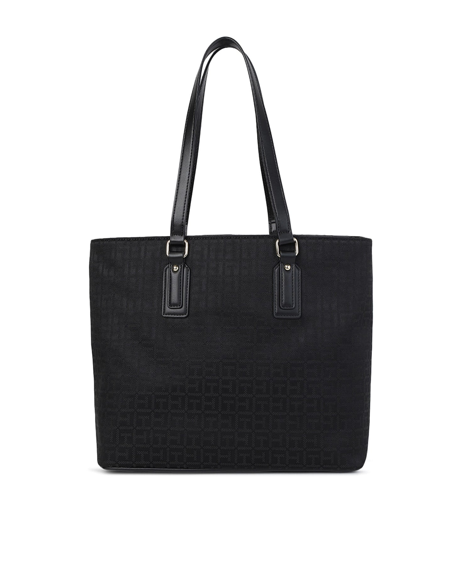 Tommy Hilfiger Jaden Plus Monologo Tragetasche – 100 % Polyester – Damen – Tragegriffe – Reißverschluss – 13 x 28 x 33 cm