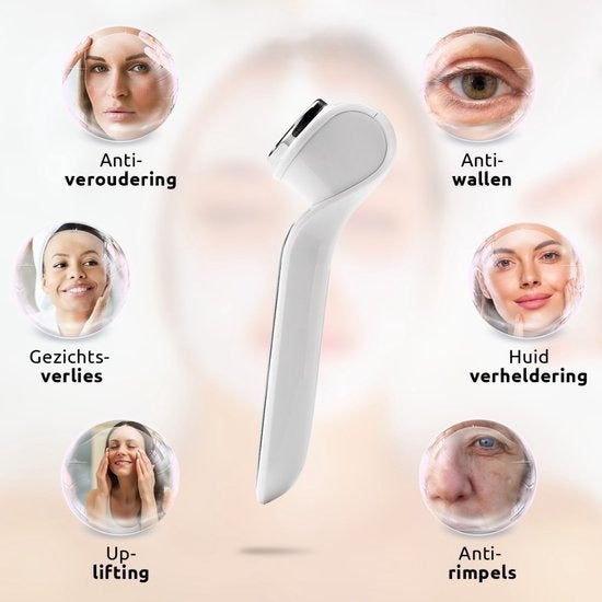 TheBeautyWay Skin Rejuvenator - 7 Stufen - Kabellos - Facelift Gerät - Facelift Geräte Damen - Facelift Gerät - Hautpflege - USB aufladbar - Gesichtsreinigung - Reduzieren Sie Akne, Linien, Falten und Müdigkeit