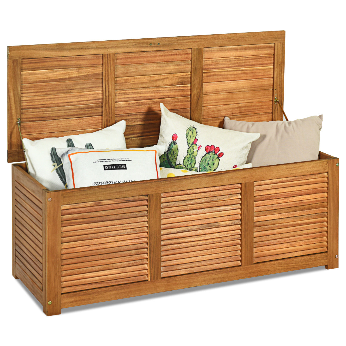 Coast Garden Box Aufbewahrungsbox für Garten und Hinterhof Akazienholz 120x45x45cm