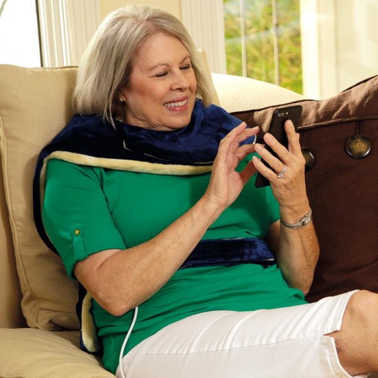 Wärme- und Massagedecke | Entspannung und Beruhigung der Muskeln | Lösung für Rückenschmerzen