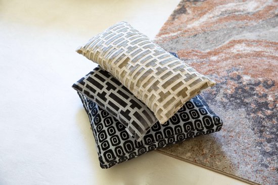 Zuiver Scape Kissen - 45x45 cm - Schwarz