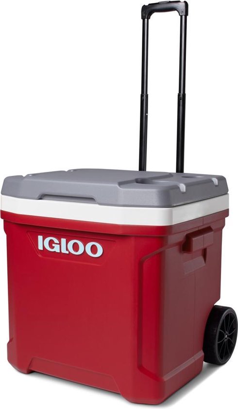 Igloo Latitude 60 Roller – Kühlbox auf Rädern – 56 Liter – Rot