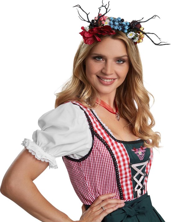 Dressforfun Faschingskostüm Mini-Dirndl Berchtesgaden Modell 2 – Damen – Größe XXL