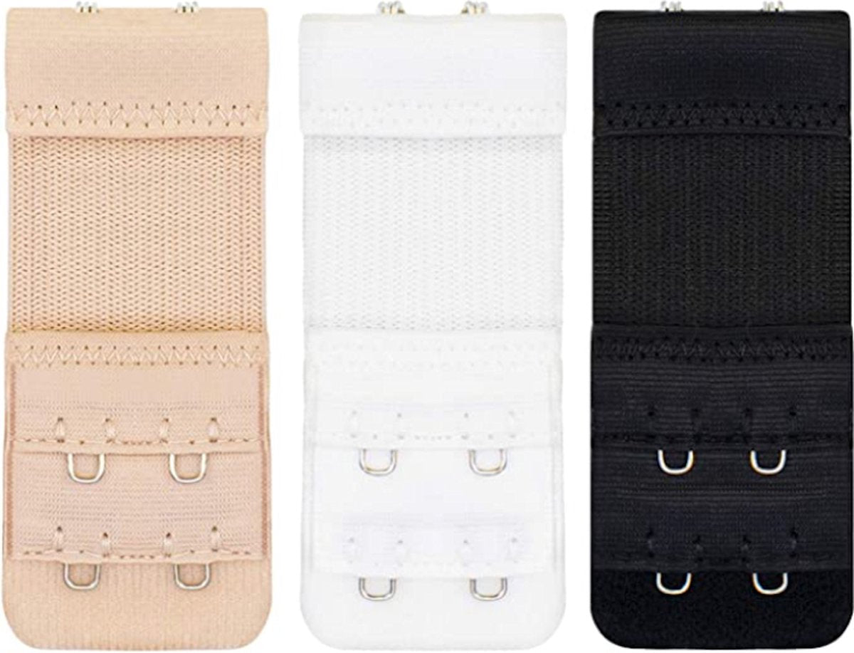 BH-Verlängerungsstücke 2, 3 & 4, rechtwinklig – 15 Stück – Schwarz, Weiß & Beige