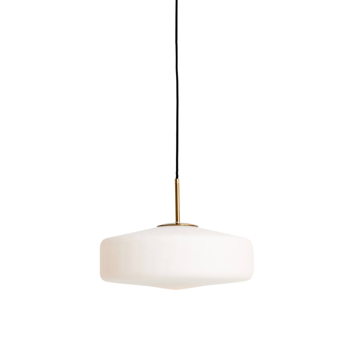 Light & Living Hängeleuchte Pleat - Ø30x17 cm - Matt Weiß/Gold