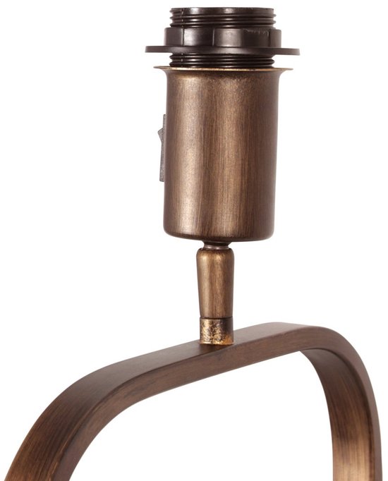 Bronzene Ständerlampe Stang 4740BR, klassische Metall-Ständerlampe mit Schwenkfunktion und einer Höhe von 147 cm, robustes Design von Steinhauer