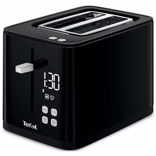Tefal Smart & Light TL6408 – Toaster XL – 4 Scheiben Brot – Digitalanzeige – 7 Bräunungsstufen – Herausnehmbare Krümelfangschale