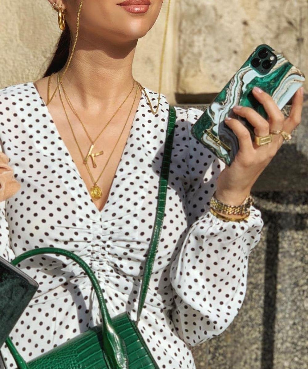 iDeal of Sweden iPhone 11 Pro Backcover Fall - Golden Jade Marmor