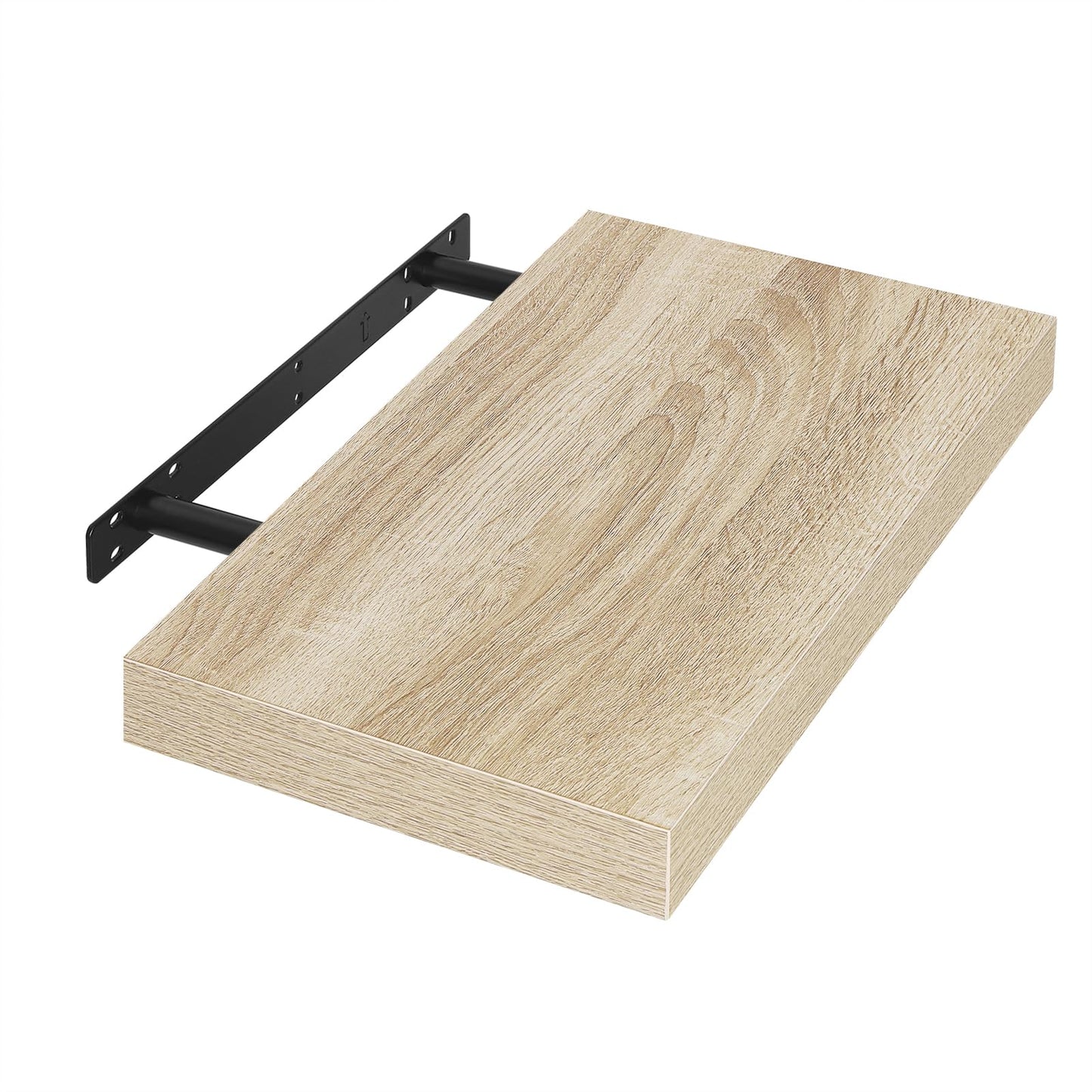 EUGAD 0083QJ Wandregal - schwebendes Wandregal - 40 cm - Sonoma Eiche - MDF