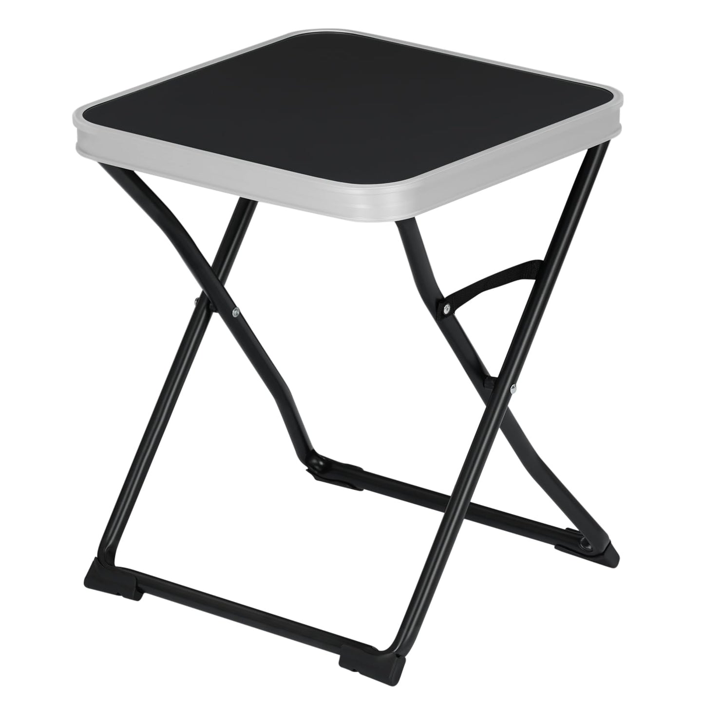 Esituro Campingtisch – Zusammenklappbar – Tragbar – Für den Außenbereich – 40,5 x 40,5 x 50 cm – Schwarz