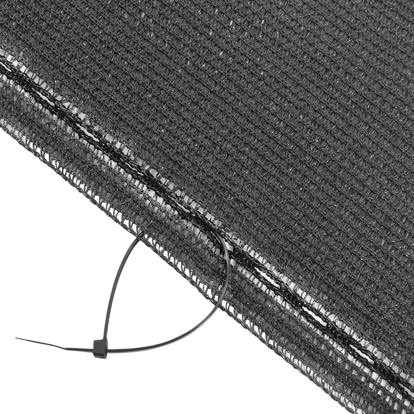 WOLTU Sichtschutz-Sonnenschutzgewebe – HDPE 180 g/m² – 1,2 x 20 m – Anthrazit