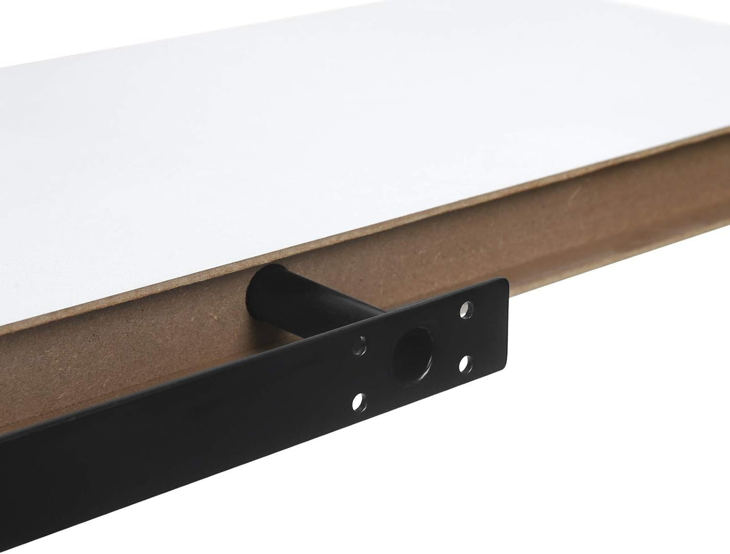 Esituro Wandregal – 70 x 23 x 3,8 cm – Wandmontage – Holz – Weiß
