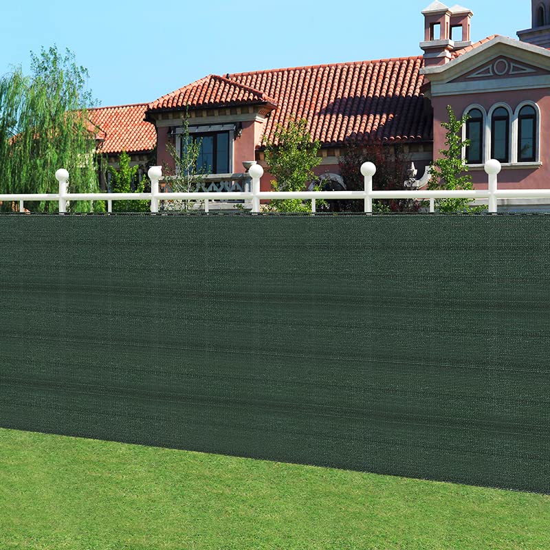 WOLTU Sichtschutz- und Schattennetz 1,5 x 25 m – HDPE 150 g/m² – Sichtschutz und Schattennetz 85 % – grün