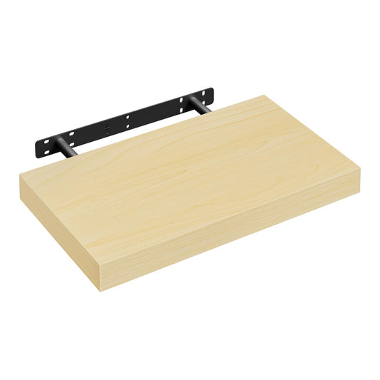 WOLTU RG9372kei Wandregal – MDF mit PVC-Furnier – Eiche gelb – 40 x 22,9 x 3,8 cm