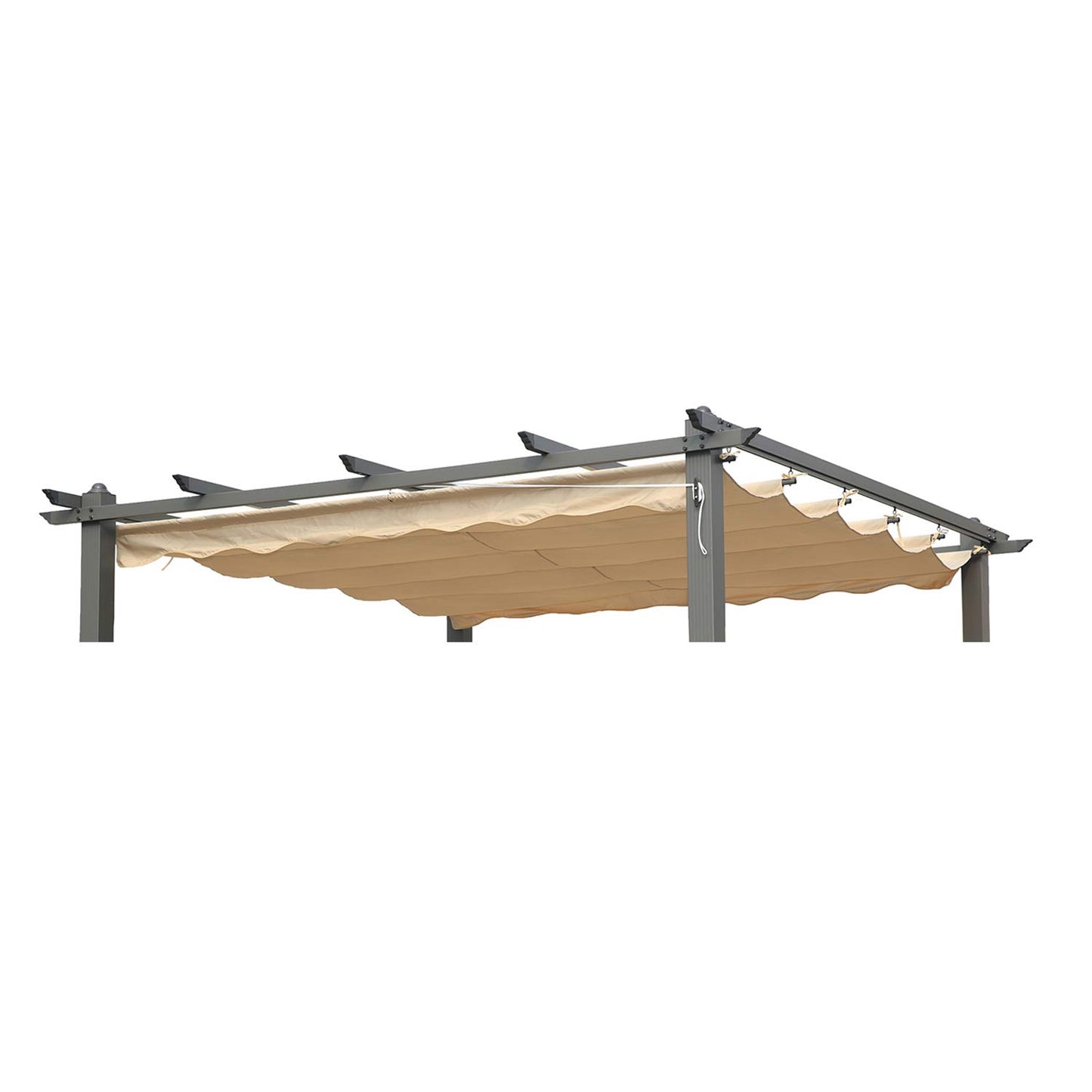 Angel Living Ersatz-Dachplane – Pergola und Pavillon – Polyester – 3 x 3 m – beige – 258 x 258 cm