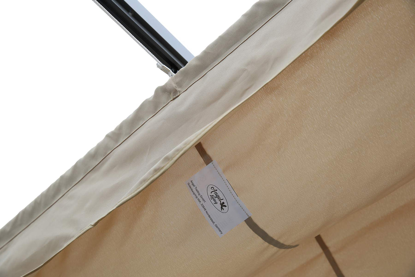 Angel Living Ersatz-Dachplane – Pergola und Pavillon – Polyester – 3 x 3 m – beige – 258 x 258 cm