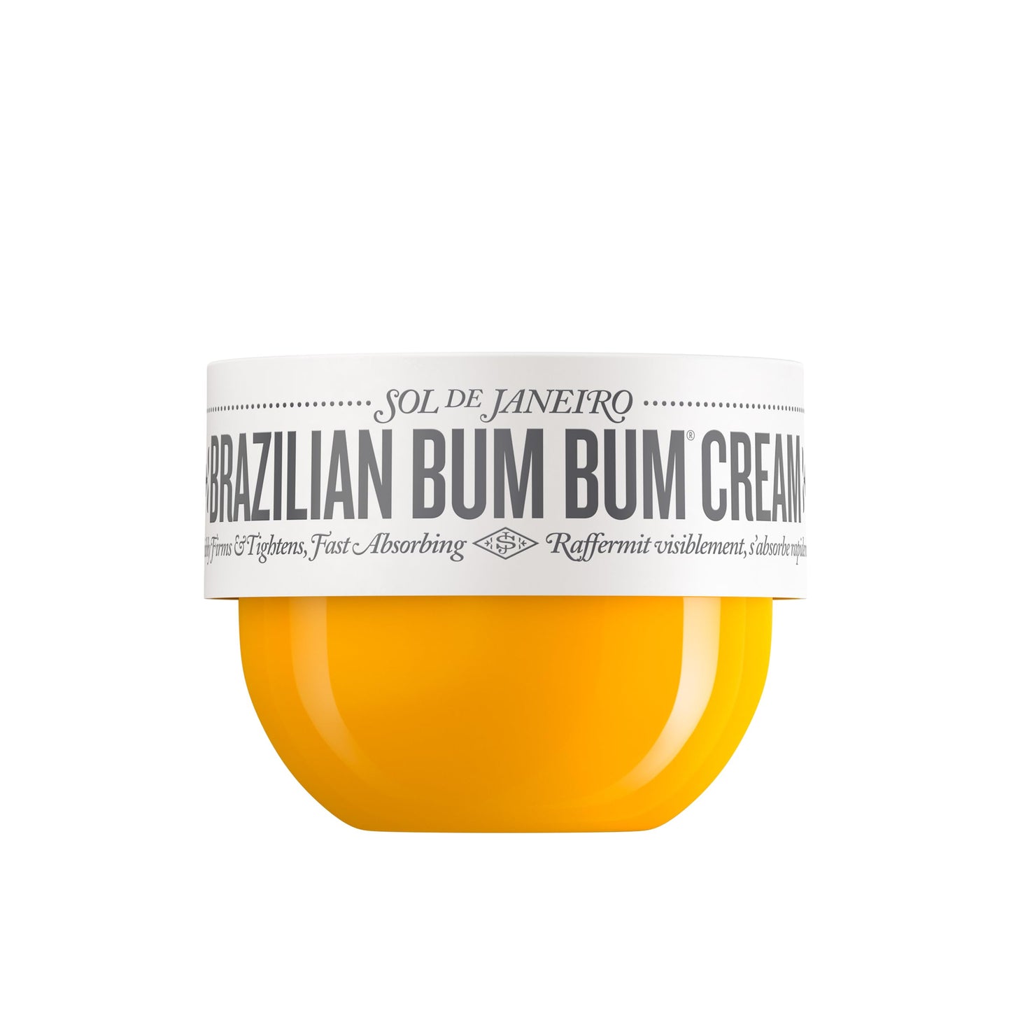 Sol de Janeiro Körpercreme – Feuchtigkeitsspendend – Reisegröße – Cheirosa62 – MicaGlow – 75 ml – Gelb