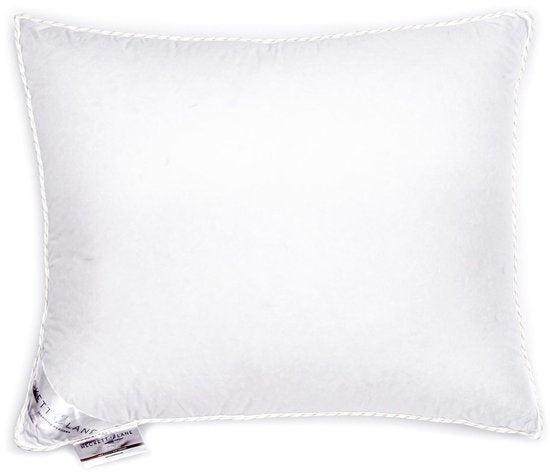 Heckettlane Kopfkissen – Kissen mit Federn und Daunen – Kühlkissen – 60 x 70 cm – Für Rücken-, Seiten- und Bauchschläfer – 1 Stück