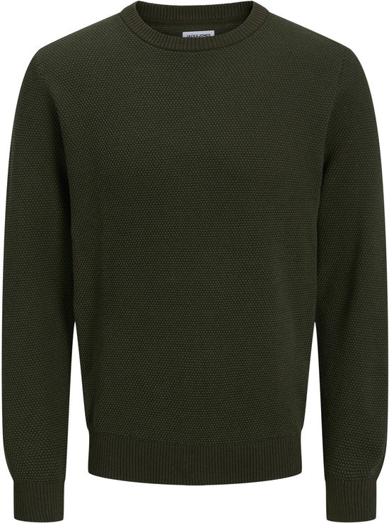 JACK&JONES ESSENTIALS – JJEGLOBE Gestrickter Pullover mit Rundhalsausschnitt für Herren - Größe M