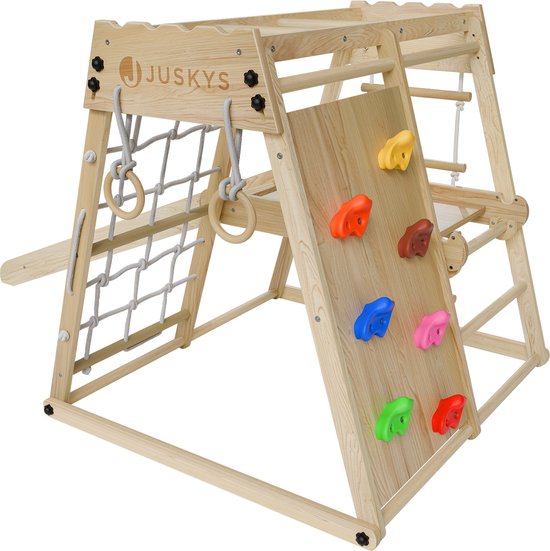Mini-Spielplatz für Kinder - Mit Rutsche - Natürliche Spielgeräte