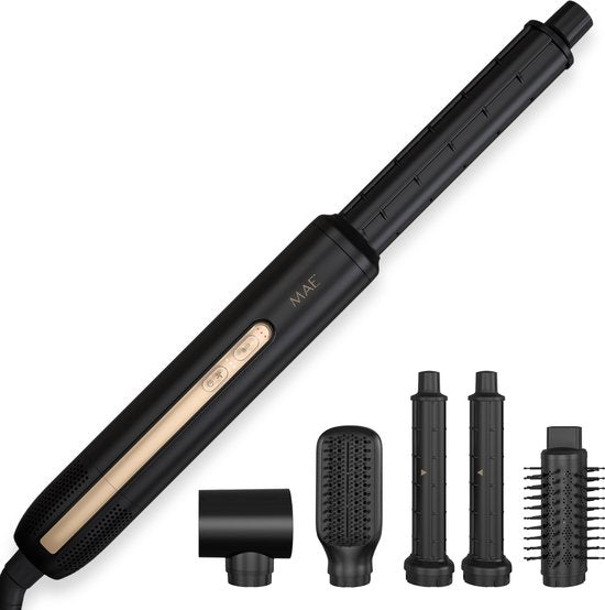 MAE® Airstyler II – Föhnbürste & Lockenbürste – 5-in-1-Multistyler – Hairwrap – Haarstyler