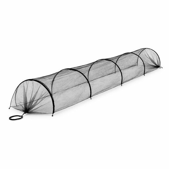 Ceruzo Zuchttunnel 3m - Insektenschutznetz - Faltbar - Pflanzenschutz