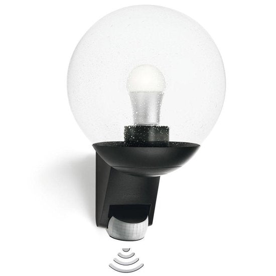 Steinel Außenleuchte mit Bewegungsmelder L858S – E27-Fassung – max. 60 W – schwarz