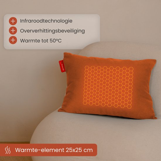 Auronic Infrarot-Wärmekissen Classic 45x60 cm - Sunset Orange