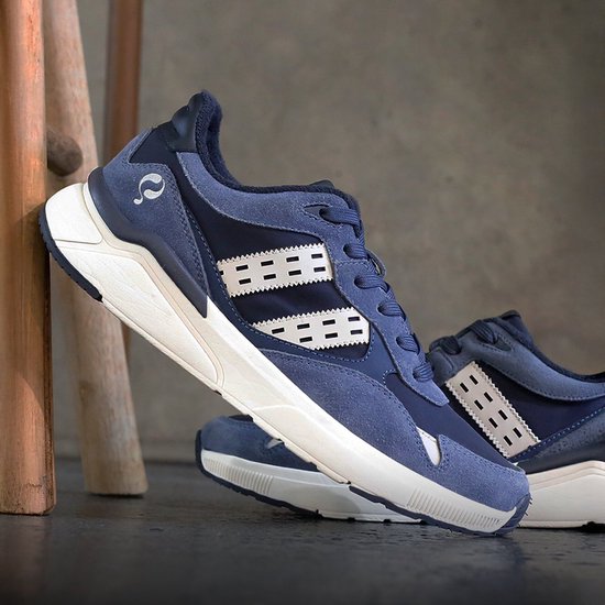 Herren Sneaker Kampen - Denim Blue/Dark Blue/Off White - Größe 42