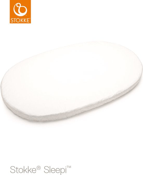 Stokke® Sleepi™ Kinderbett-Spannbetttuch – 120 cm – Weiß