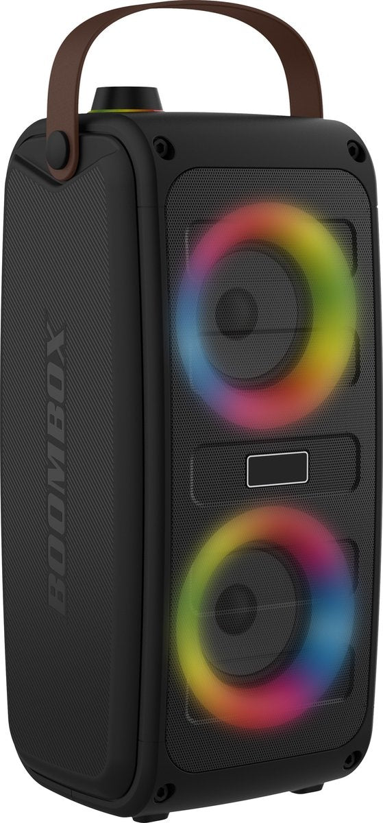 Denver Bluetooth-Lautsprecher Wireless - Lichteffekte - AUX - Schwarz