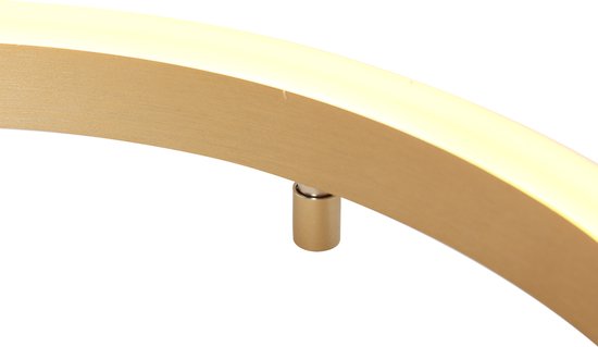 Steinhauer Wandleuchte Mykty - gold - Metall - 40 cm - eingebautes LED-Modul - 3687GO