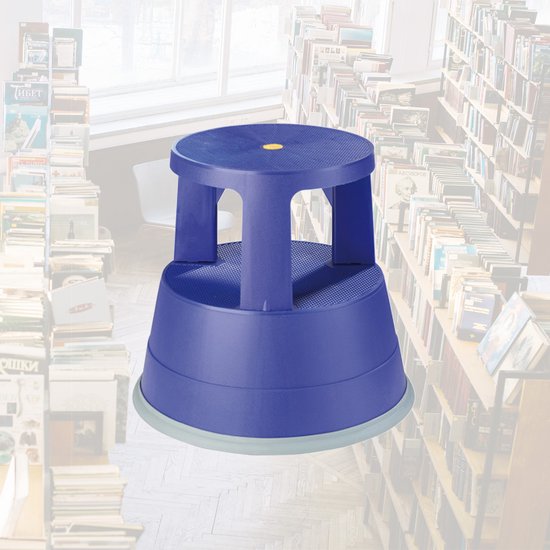 BRASQ Tritthocker Comfort Blue ST200 - Mobil - Kapazität 150 kg - Tritthocker - Tritthocker Erwachsene - Elefantenfuß