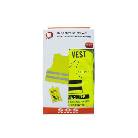 Allride - Reflektierende Sicherheitsweste - 1 Stück - Gelb