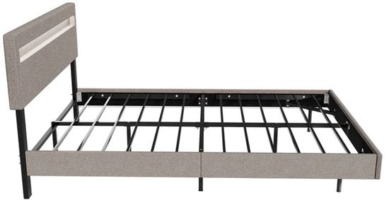 Hängebett Lissabon - 140x200cm - Kunstleder - Inkl. LED - Beige