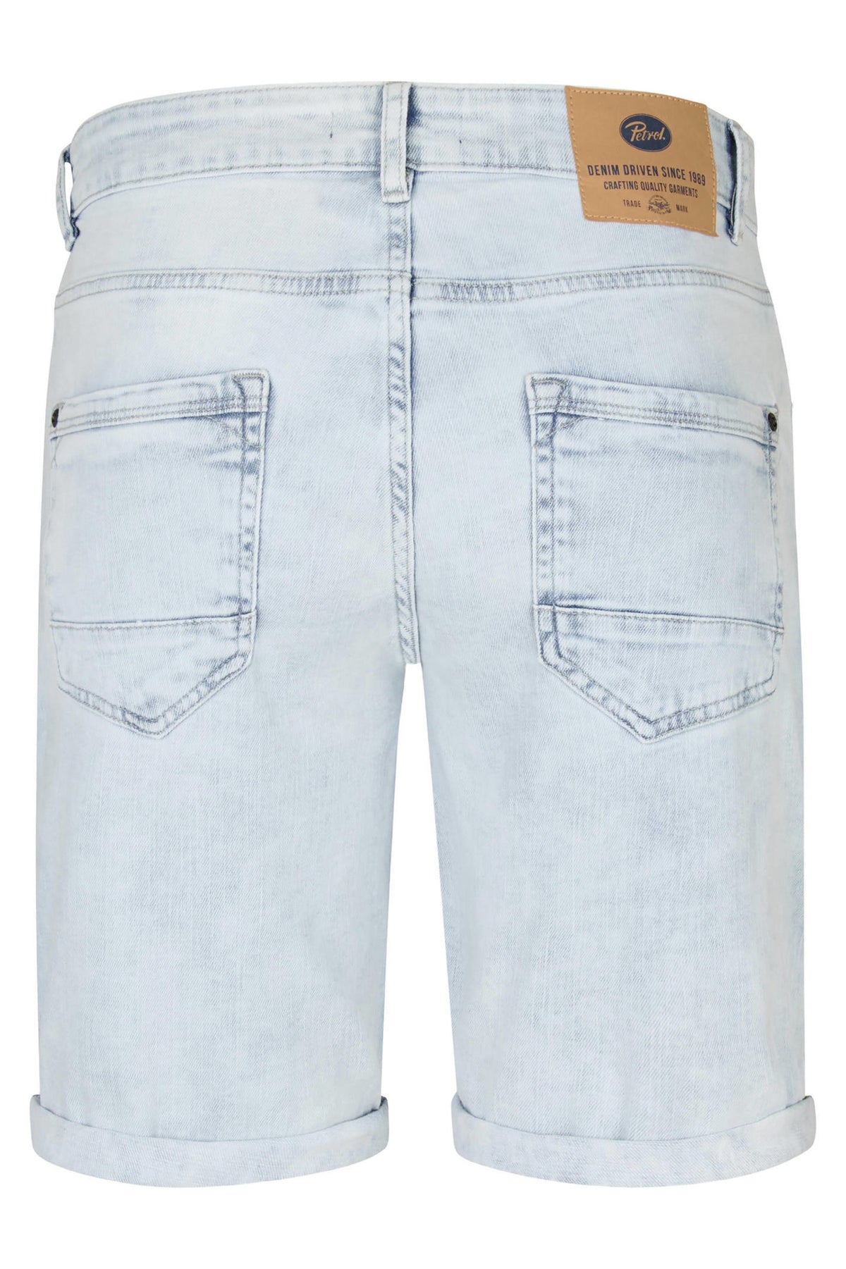 Petrol Industries Regular Denim Shorts für Herren, Größe 2XL – Light Stone – Baumwolle & Elasthan