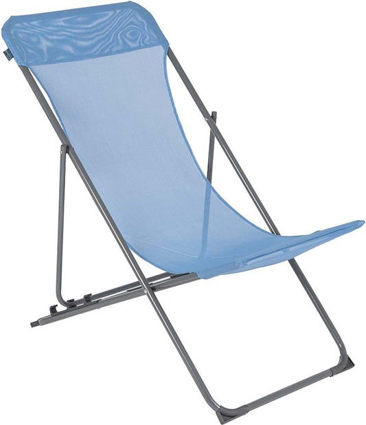 Bo-Camp – Strandstuhl – Penco – 3 Positionen – Stahl – Blau