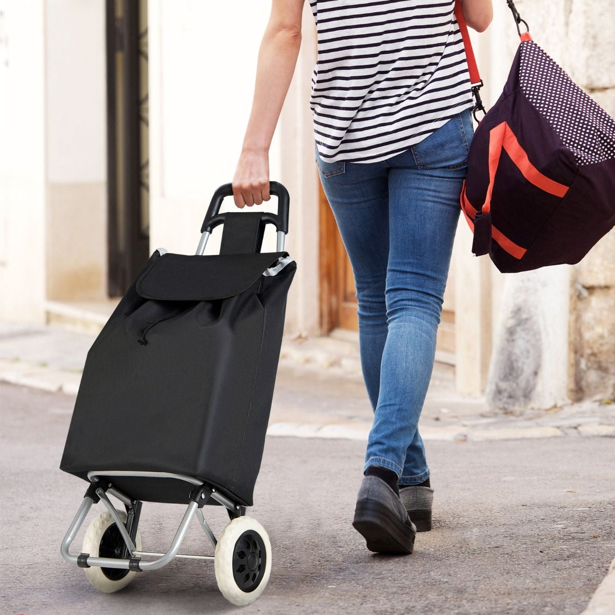 Coast Einkaufswagen - Max. 35 kg - Schwarz