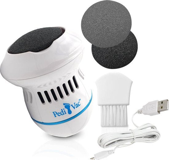 Pedi Vac – Elektronische Fußfeile – 2 Aufsätze
