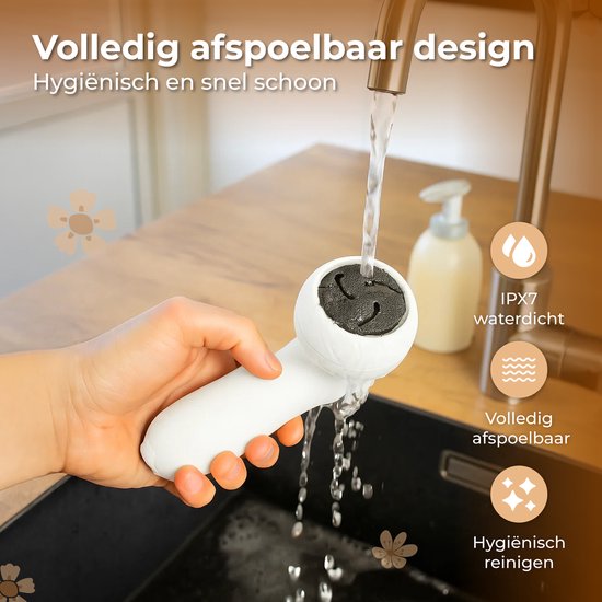 Nuvance Elektrischer Hornhautentferner – inkl. 3 Scheiben – Hornhautentferner – 12-teiliges Pediküre-Set – Fußfeile – über USB aufladbar – Weiß